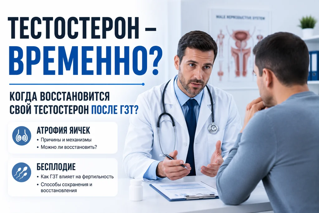 Временная заместительная гормональная терапия тестостероном