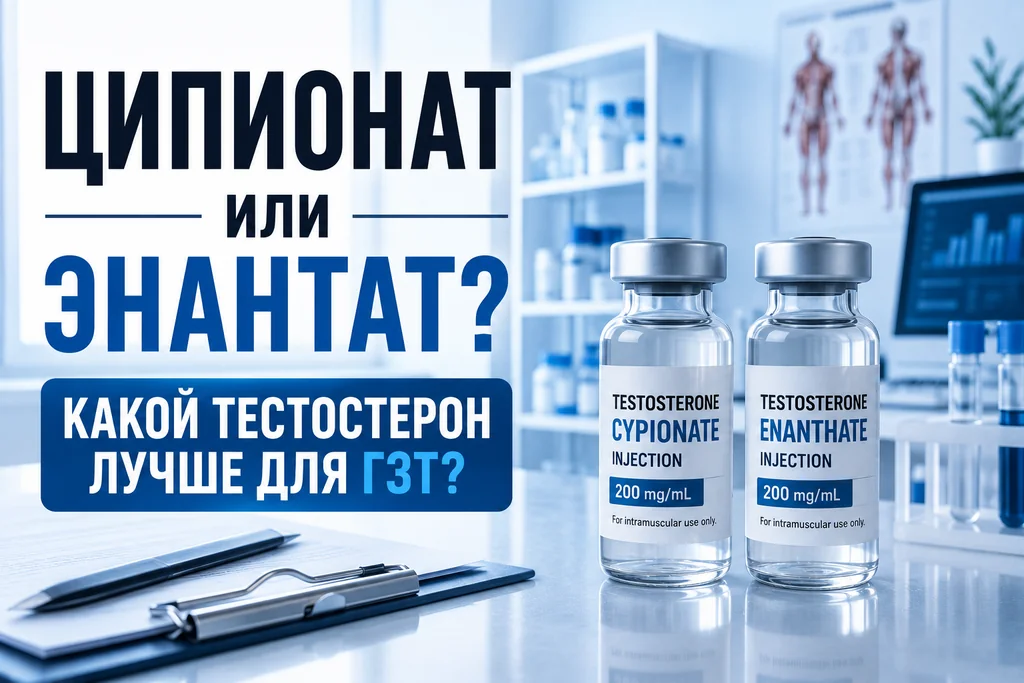 Тестостерон Ципионат и Энантат: Полное сравнение для ЗГТ