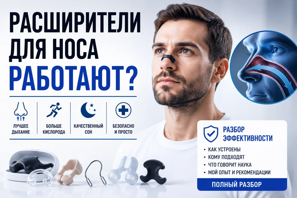 Носовые расширители: работают ли они на самом деле