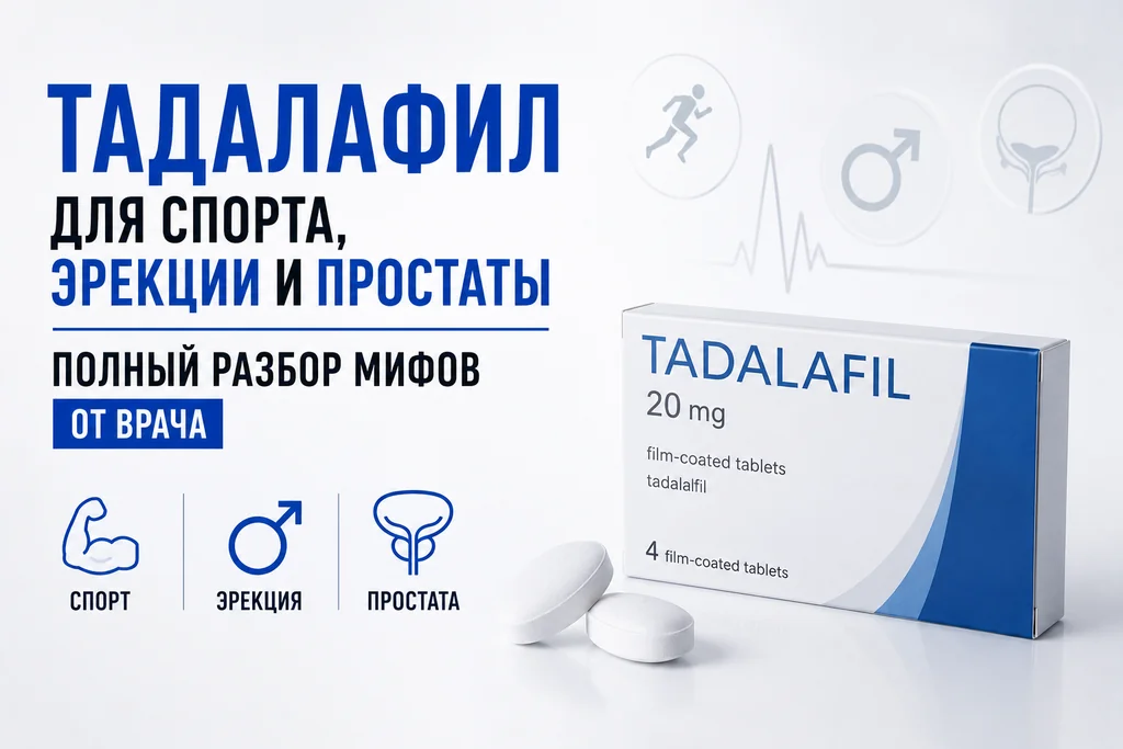 Тадалафил: полный медицинский обзор препарата для эрекции и здоровья
