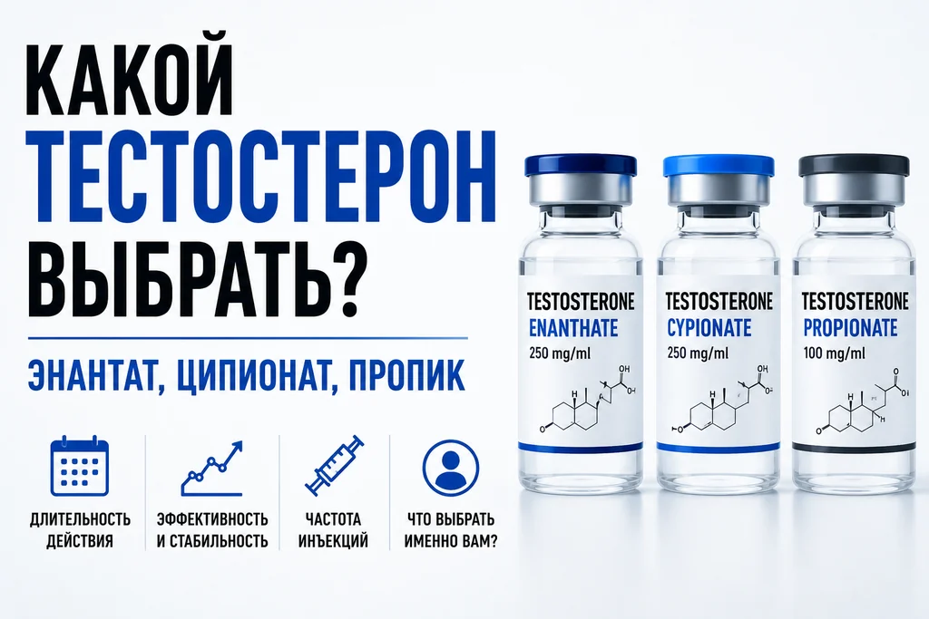 Какой тестостерон выбрать на курс: полное руководство по эфирам
