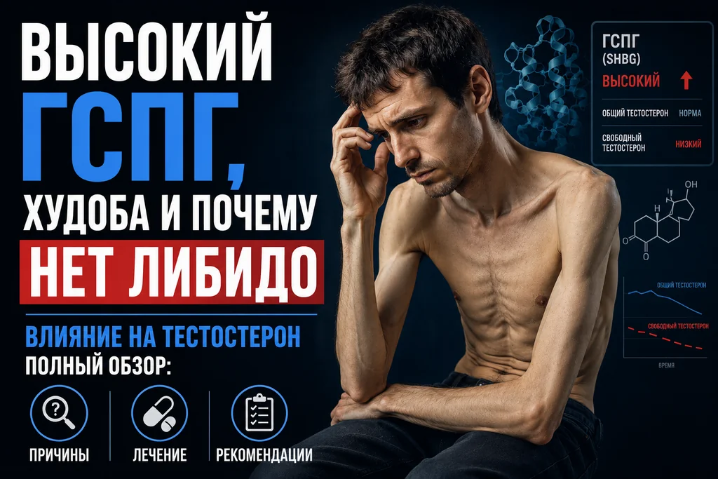 ГСПГ и тестостерон: что нужно знать мужчине о «налогах» организма