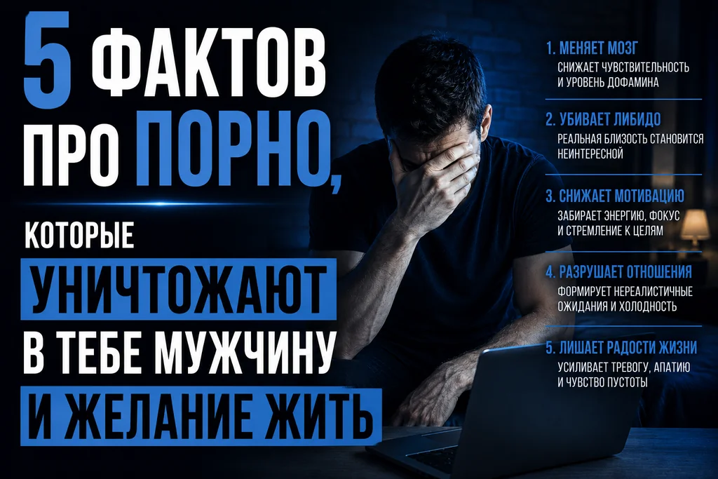 Как порнография влияет на здоровье мужчины: 5 медицинских фактов