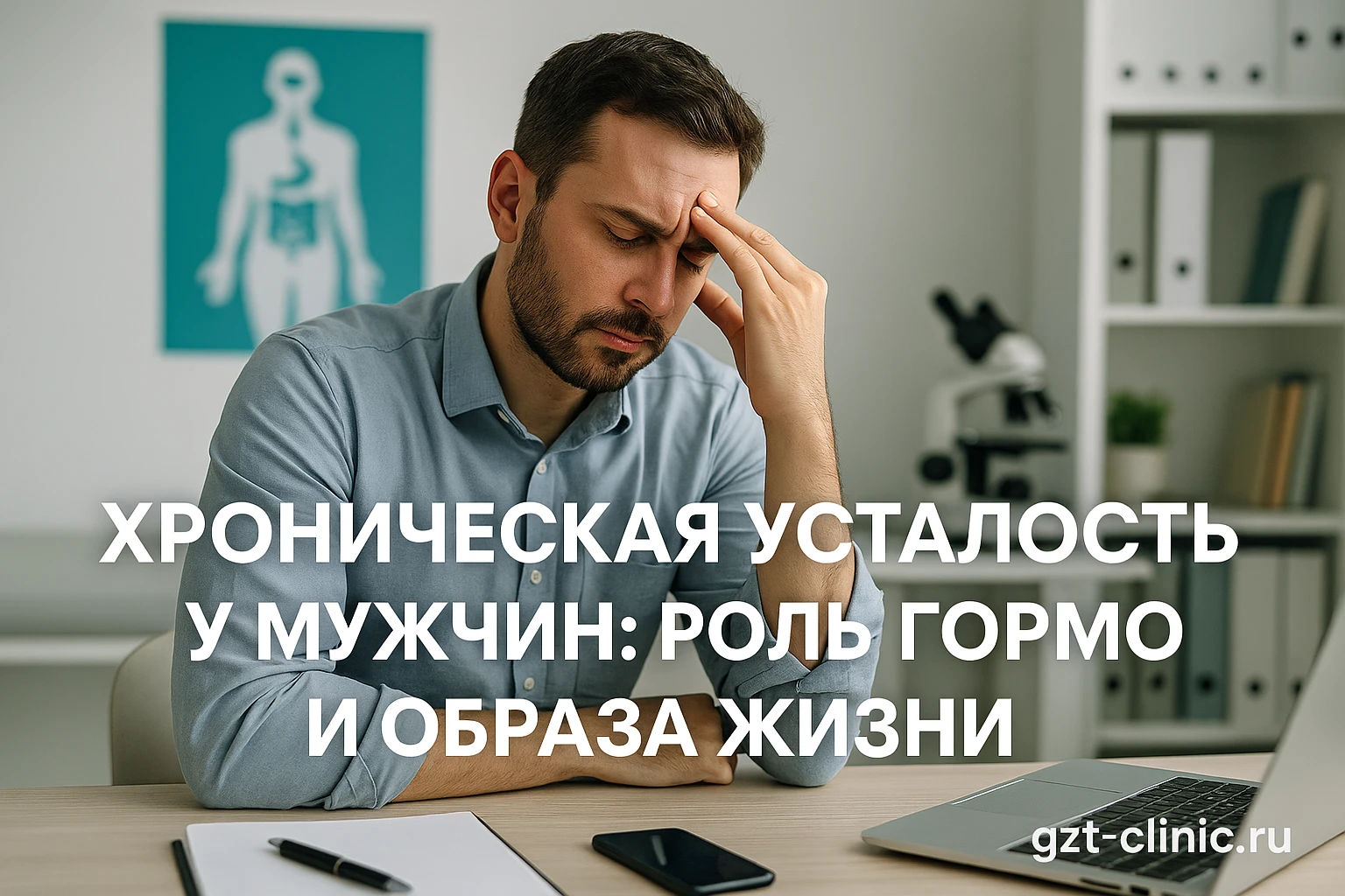 Гормоны и хроническая усталость: почему энергия падает у современного мужчины