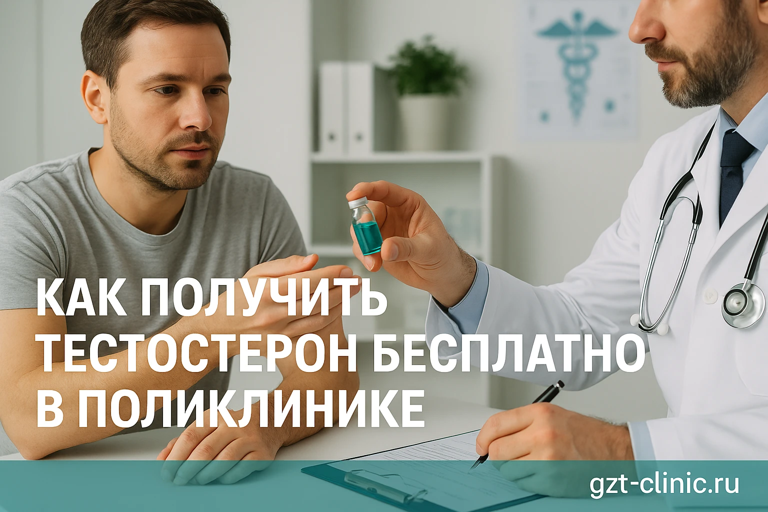 Как получить тестостерон бесплатно в поликлинике