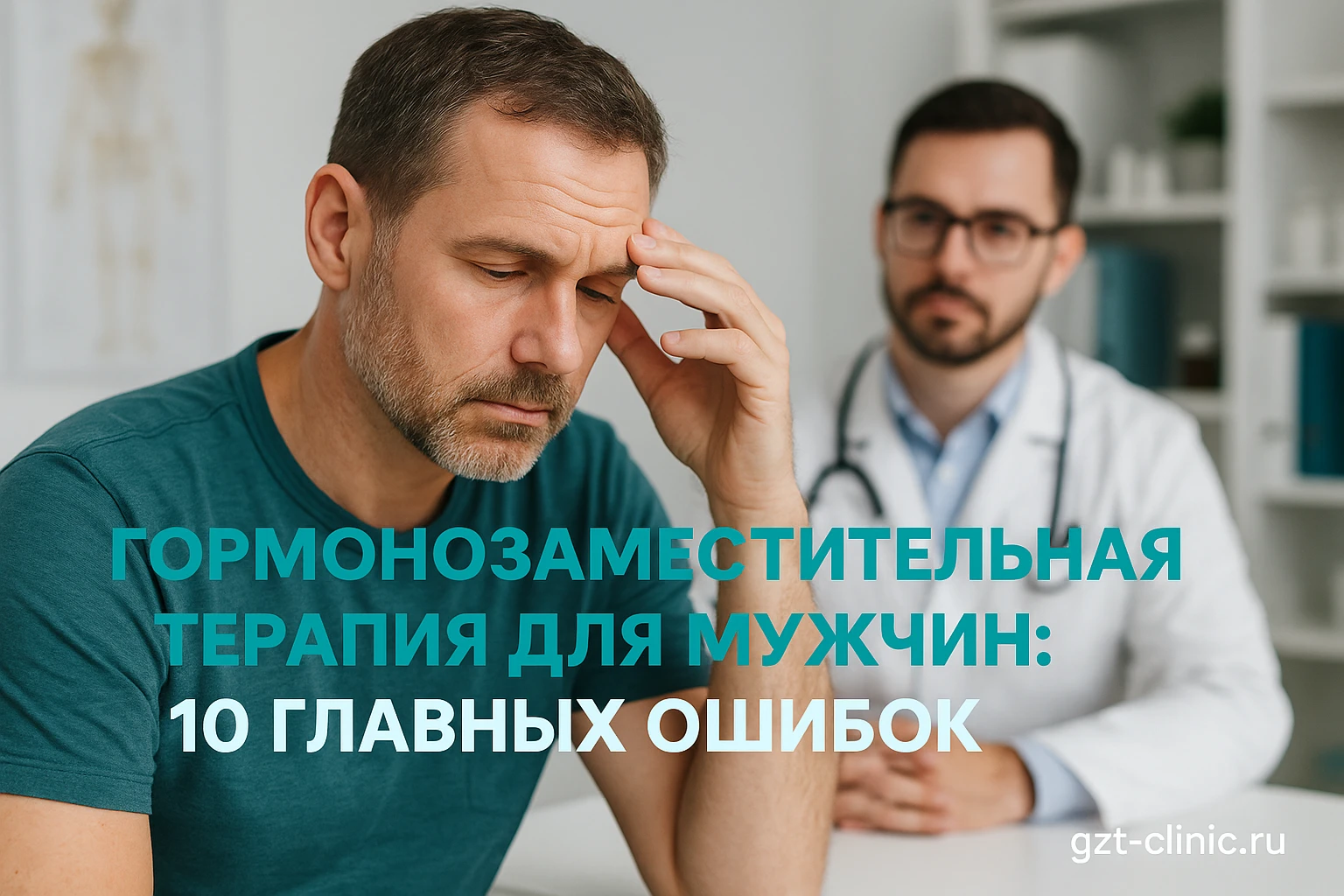 Гормонозаместительная терапия для мужчин: 10 критических ошибок и их решения