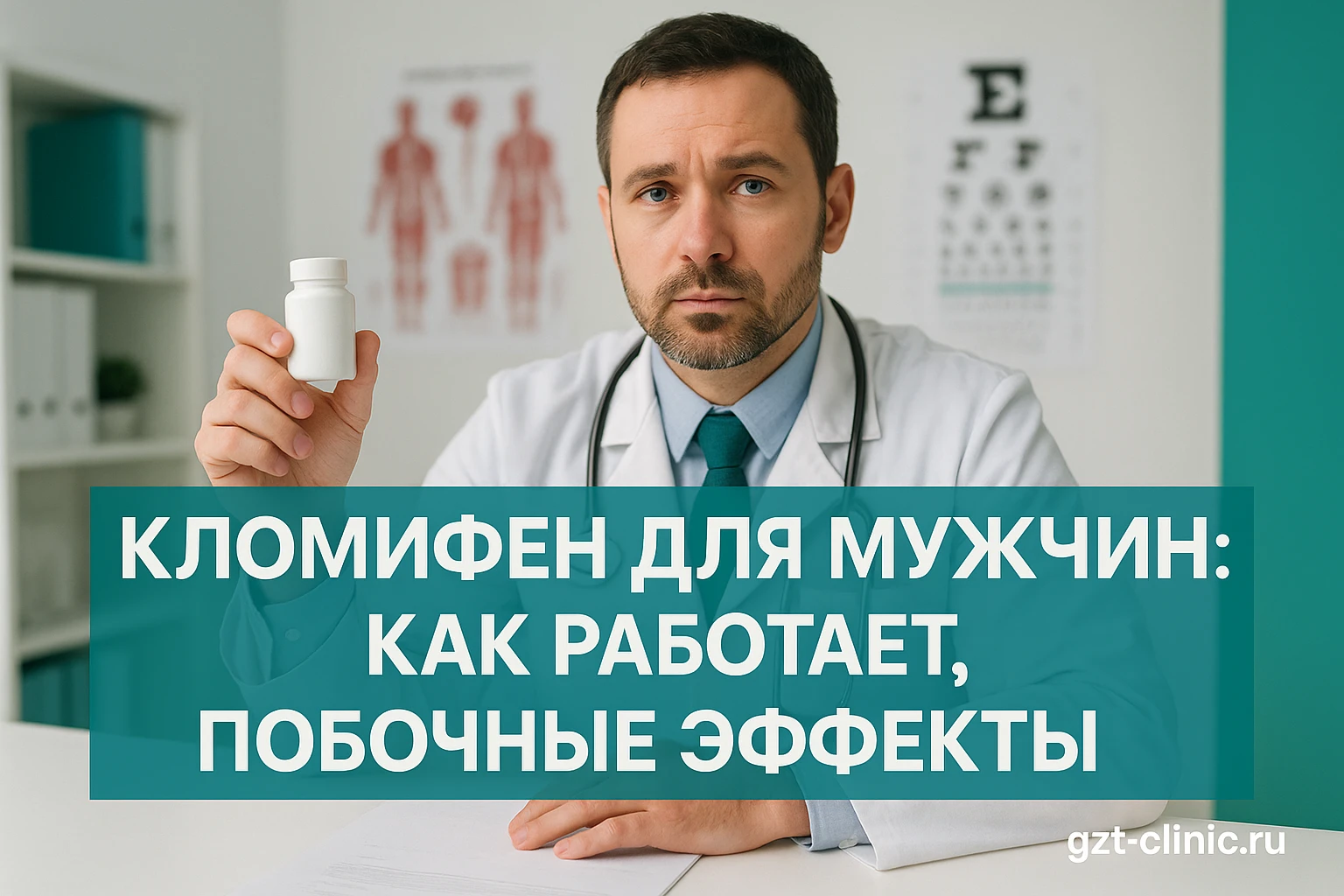 Кломифен для мужчин: как работает и кому подходит