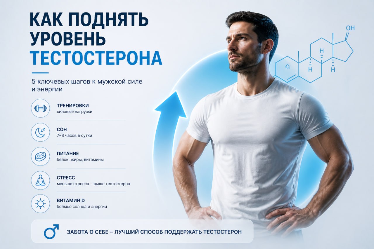 Как поднять уровень тестостерона