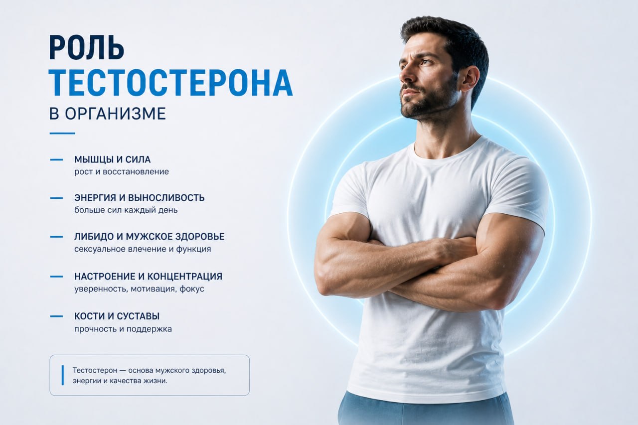 Роль тестостерона в организме