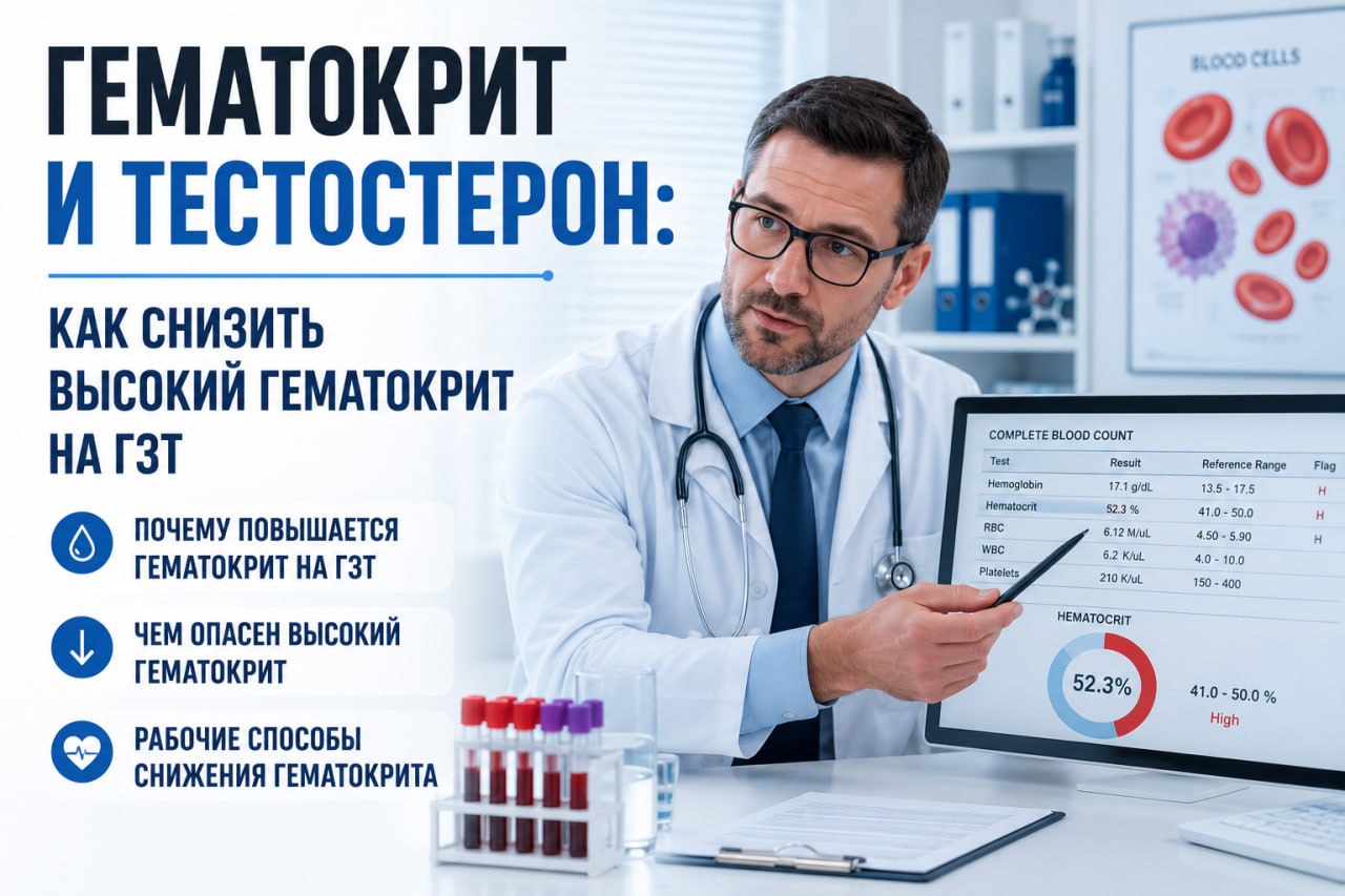 Загущение крови при терапии тестостероном: что нужно знать мужчине